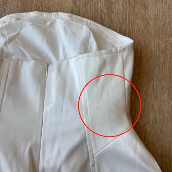 BHLDN Clean Lines Strapless Mini Dress - Size S - Picture 6 of 10